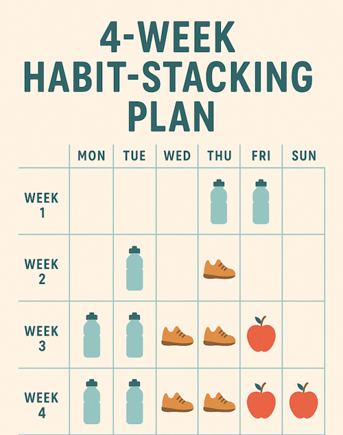 How to Build Unbreakable Motivation: A 4-Week Habit-Stacking Plan